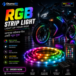 Motorcycle RGB LED Strip Light Kit – Waterproof Multi Color Light
